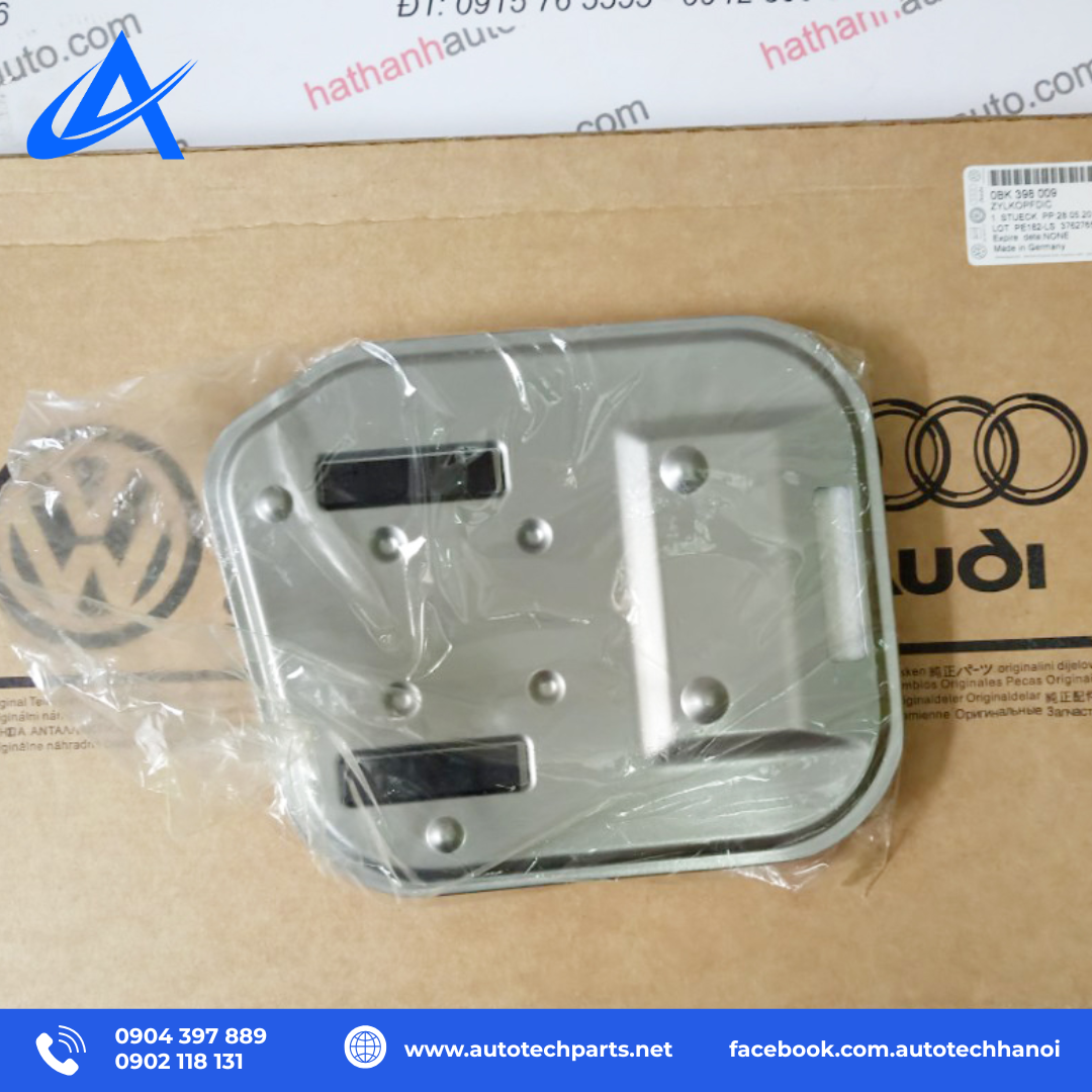 Lọc dầu (nhớt) hộp số Audi A4, A5, A6, A8, Q7 mã 8HP65 lọc liền đáy 8HP65